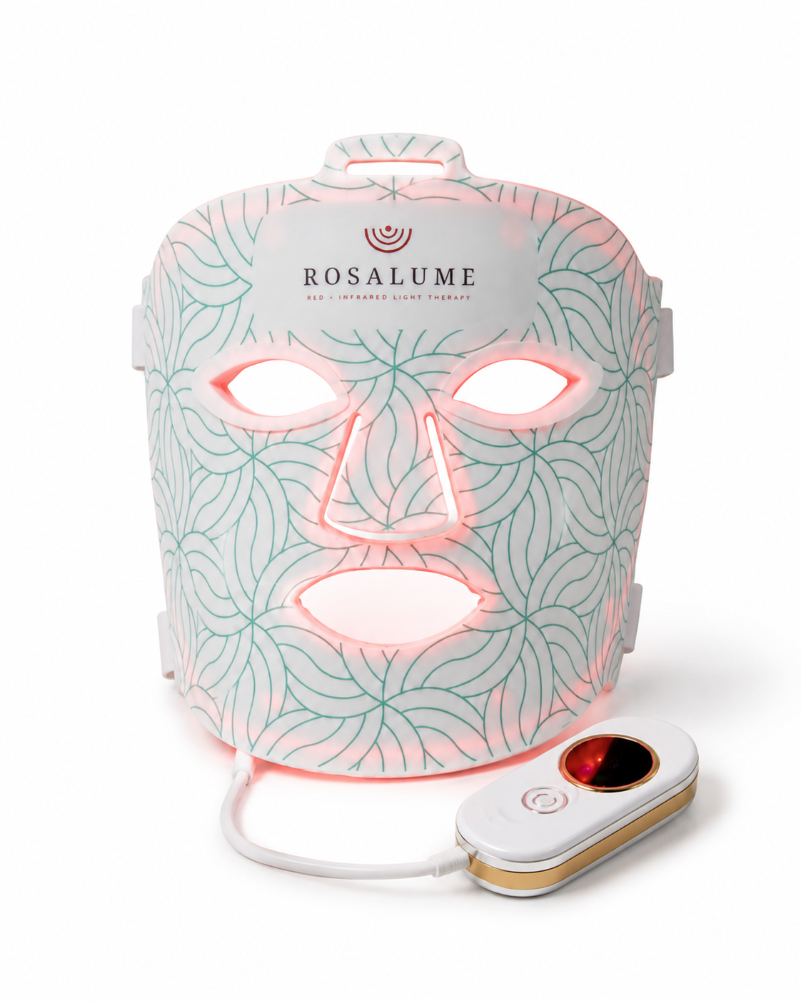 Rosalume red and near-infrared LED light therapy face mask (pre-launch product imagery)