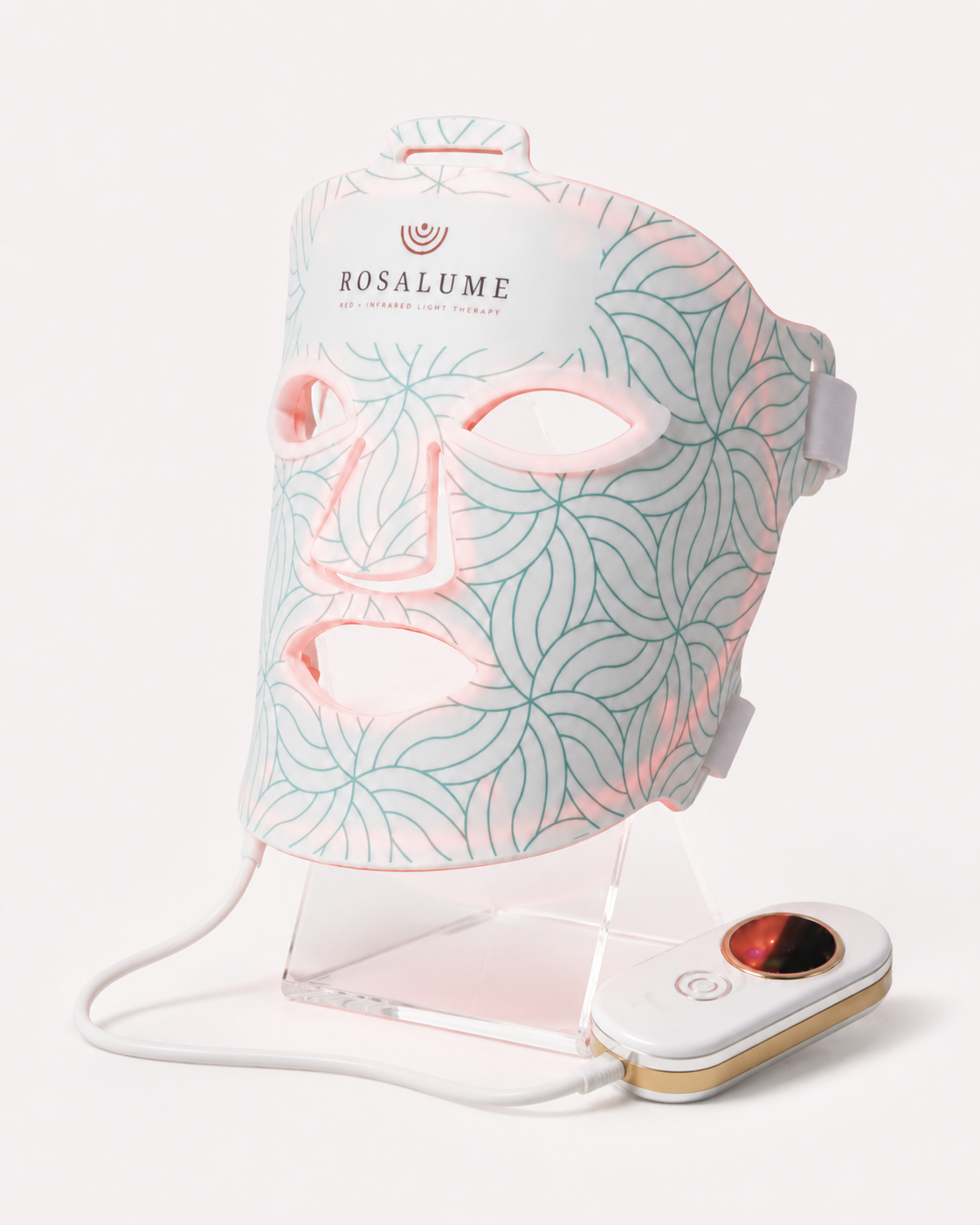 Rosalume red and near-infrared LED light therapy face mask (pre-launch product imagery)