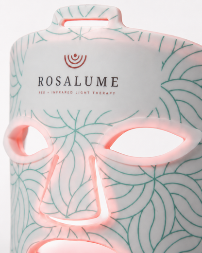 Rosalume red and near-infrared LED light therapy face mask (pre-launch product imagery)